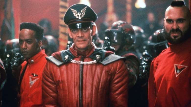 Raul Julia in "Street Fighter"