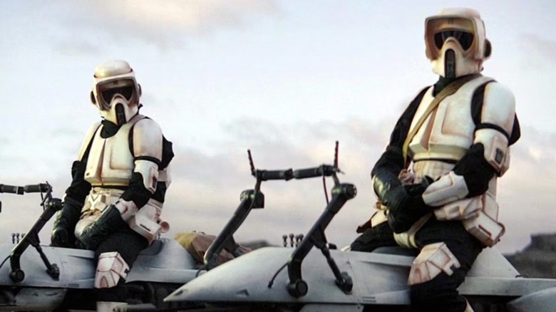 Stormtroopers bikes Mandalorian 