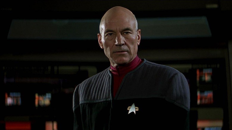 Picard looking angry.