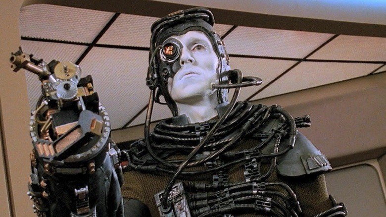 A Borg loose on the Enterprise bridge