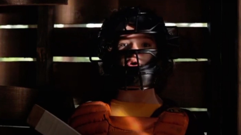 Dustin in baseball gear