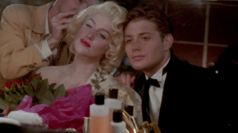 Poppy Montgomery and Jensen Ackles as Marilyn Monroe and Eddie G. in the 2001 film Blonde