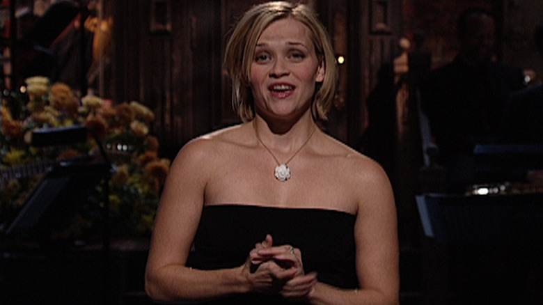 Reese Witherspoon hosting SNL in 2001