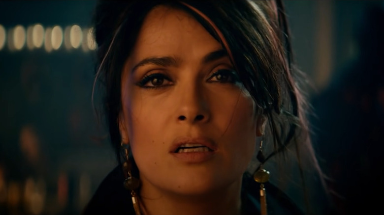 The Hitman's Bodyguard's Sonia glaring