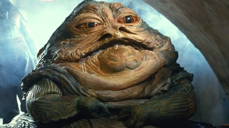 Jabba oversees his court