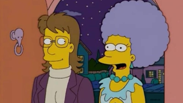 Patty with Robin on The Simpsons