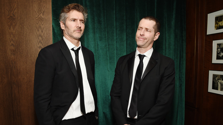 David Benioff and D.B. Weiss standing together