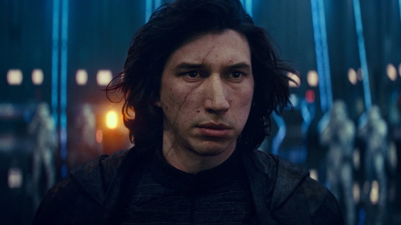 Kylo Ren staring intently