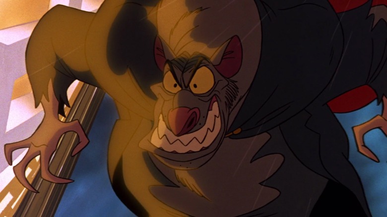 Ratigan in his terrifying final form from "The Great Mouse Detective" (1986) 