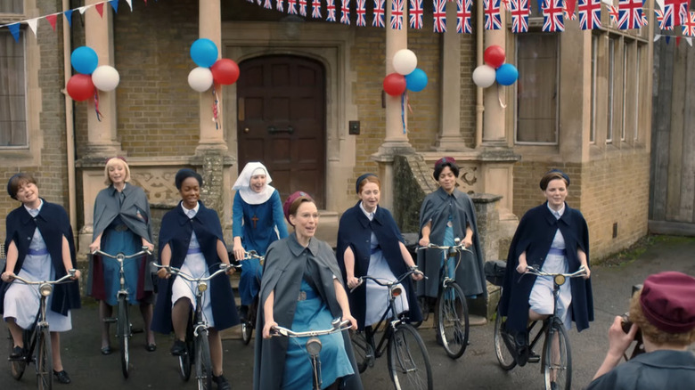 The cast of "Call the Midwife" 