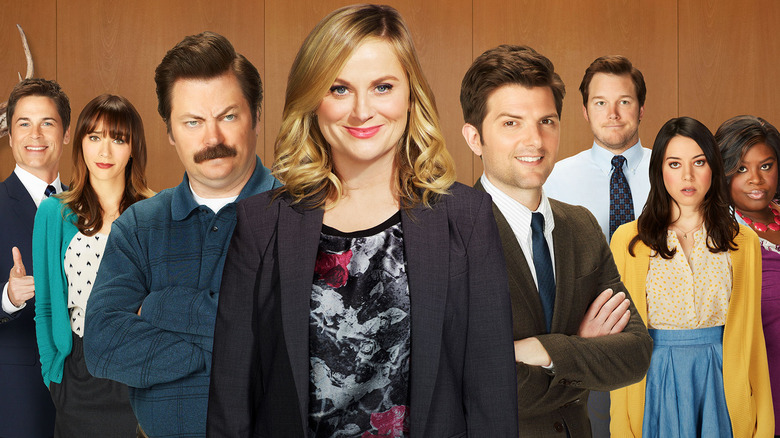 Cast of "Parks and Recreation"