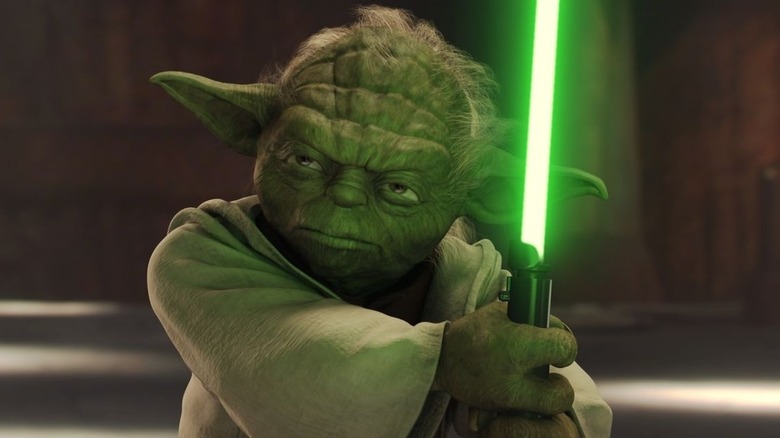 Yoda green lightsaber