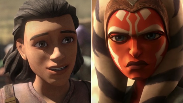 The Harvester girl talking in Tales of the Jedi