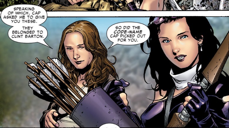 Kate Bishop receives her bow