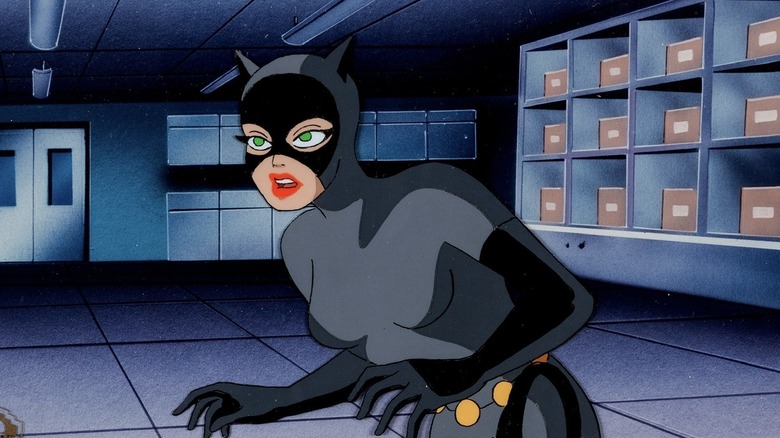 Catwoman crouching