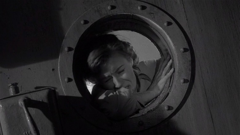 Woman in porthole Twilight Zone