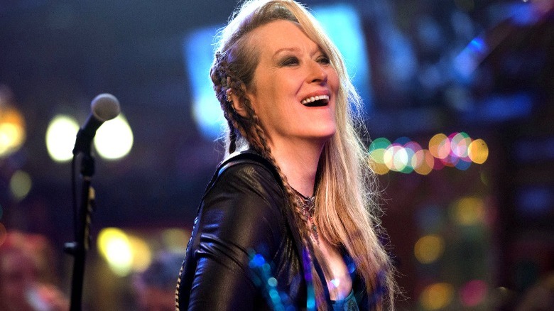 Meryl Streep performing singing