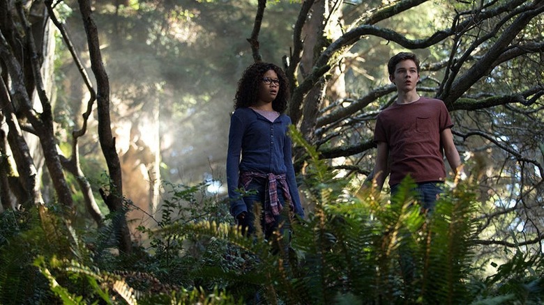 A Wrinkle In Time's heroes in a strange forest