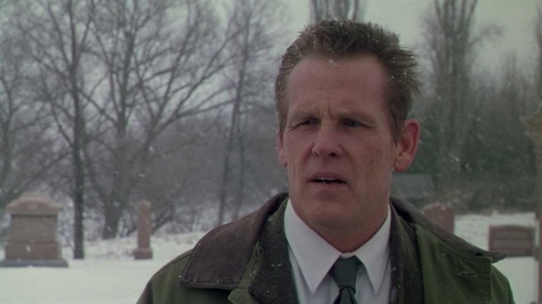 Nick Nolte in the snow