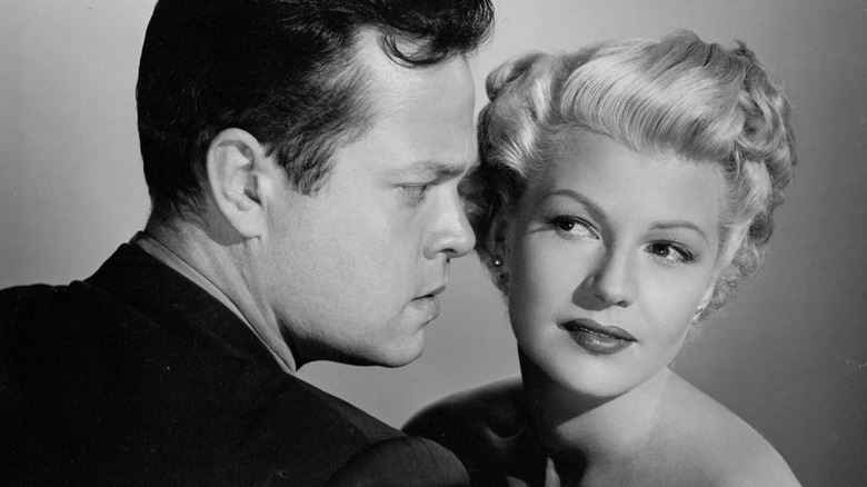 Orson Welles questions Rita Hayworth