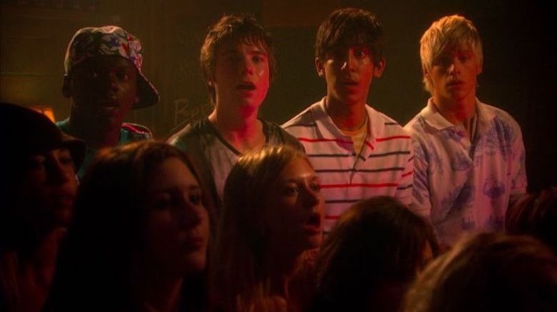 Kenneth, Chris, Anwar, and Max are shook in Skins