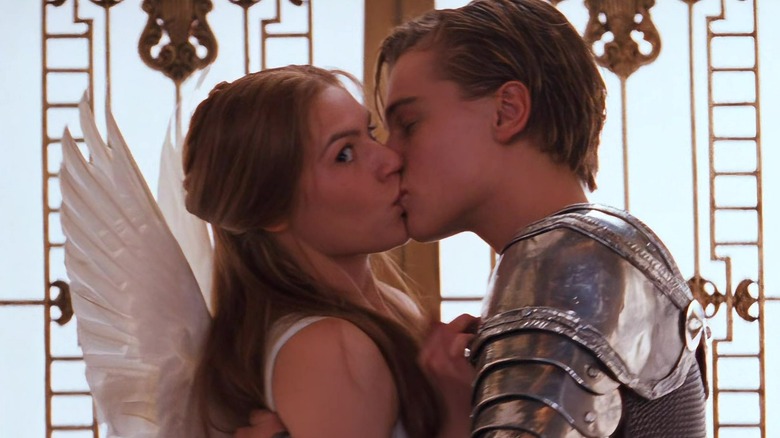 Romeo and Juliet kissing