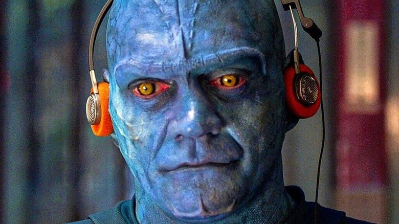 Prison guard wearing Star-Lord's headphones