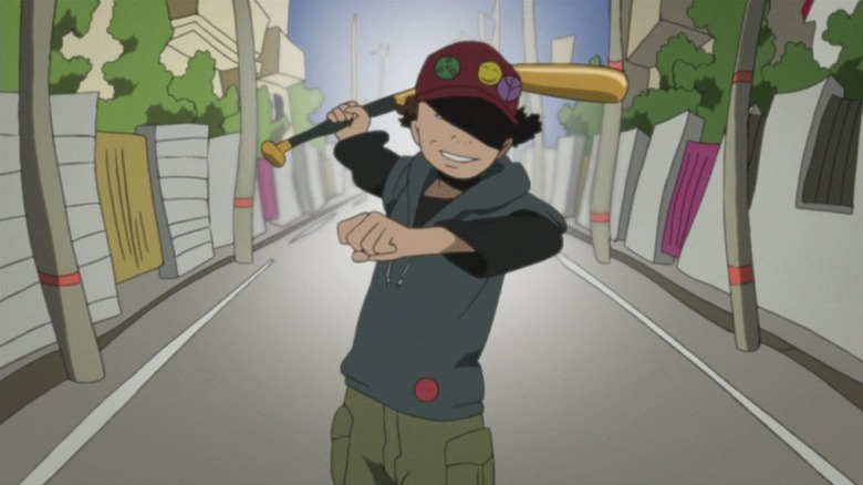 Lil' Slugger swings bat Paranoia Agent