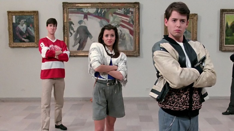 Alan Ruck, Mia Sara, and Matthew Broderick in "Ferris Bueller's Day Off"