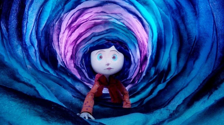 Coraline crawls through portal