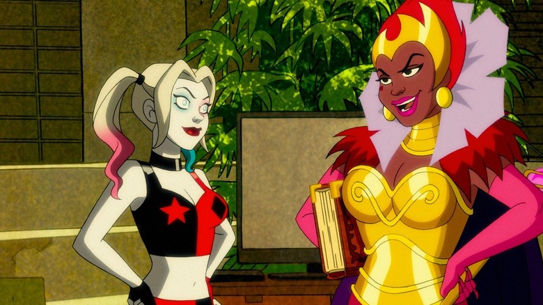 Harley and the Queen of Fables talking