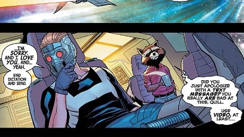 Marvel's GOTG 2020 Peter Quill and Rocket 