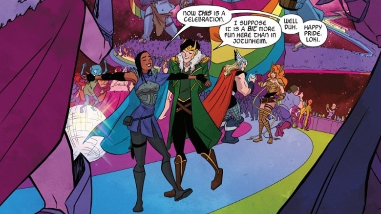 Marvel's Voices: Pride, "Over the Rainbow" story with Runa and Loki 