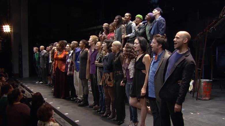 Cast in Rent: Filmed Live on Broadway