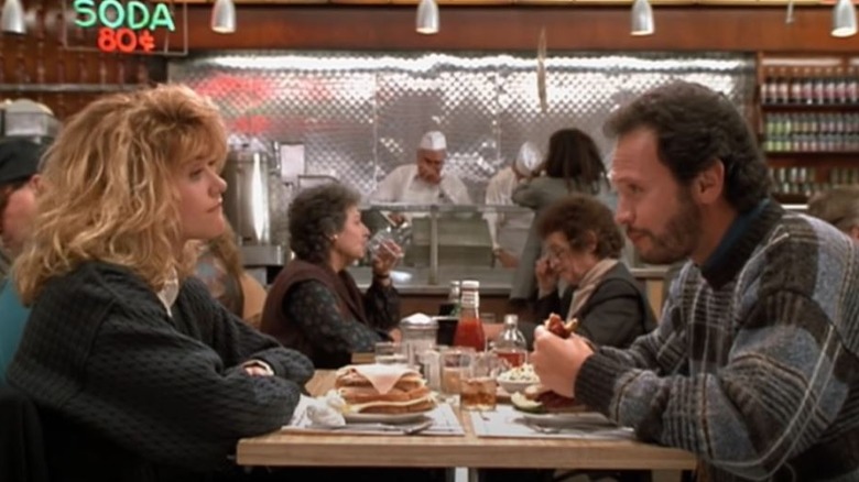 Meg Ryan and Billy Crystal at Katz's "When Harry Met Sally"