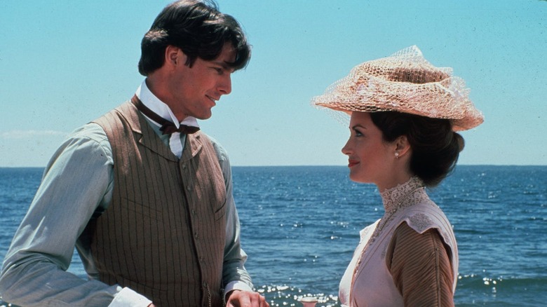 Christopher Reeve and Jane Seymour in "Somewhere in Time"