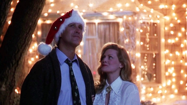 Chevy Chase and Beverly D'Angelo in CHRISTMAS VACATION