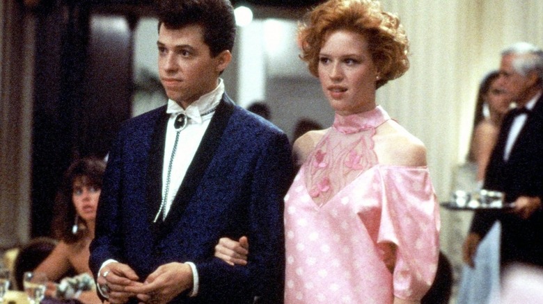 Jon Cryer and Molly Ringwald in PRETTY IN PINK