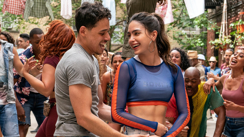 Anthony Ramos and Melissa Barrera in "In The Heights"