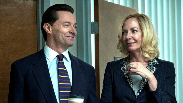 Hugh Jackman and Alison Janney