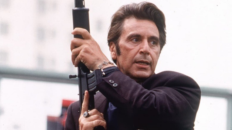 Al Pacino, gun in hand