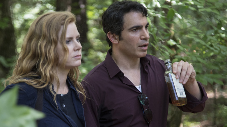 Chris Messina and Amy Adams share a drink