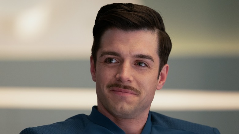 George Samuel Kirk smirking moustache