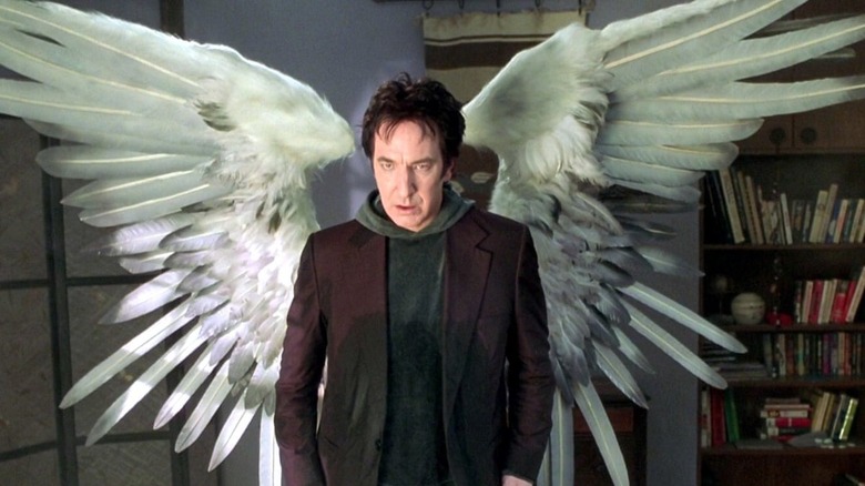 Alan Rickman with wings