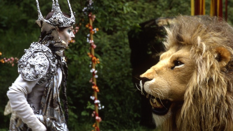 White Witch and Aslan face off