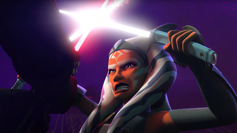 Ahsoka fights Vader