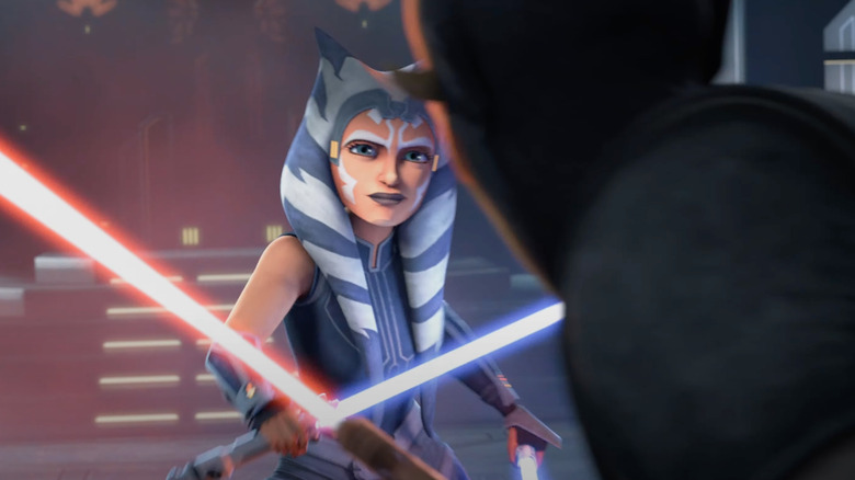 Ahsoka smiles at Maul