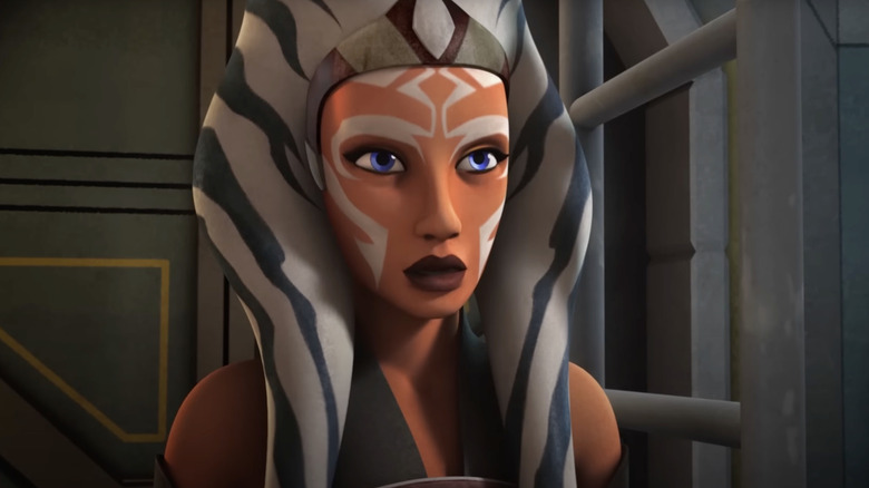 Ahsoka in a ship