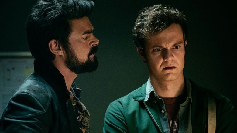 Karl Urban and Jack Quaid in "The Boys"