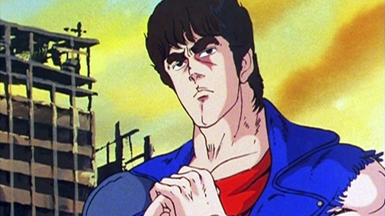 Kenshiro cracks his knuckles on Fist of the North Star